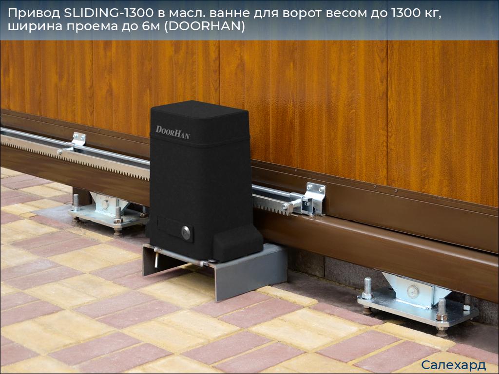 Привод SLIDING-1300 в масл. ванне для ворот весом до 1300 кг, ширина проема до 6м (DOORHAN), salekhard.doorhan.ru