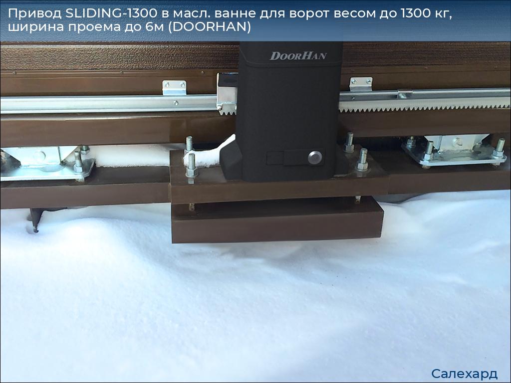 Привод SLIDING-1300 в масл. ванне для ворот весом до 1300 кг, ширина проема до 6м (DOORHAN), salekhard.doorhan.ru