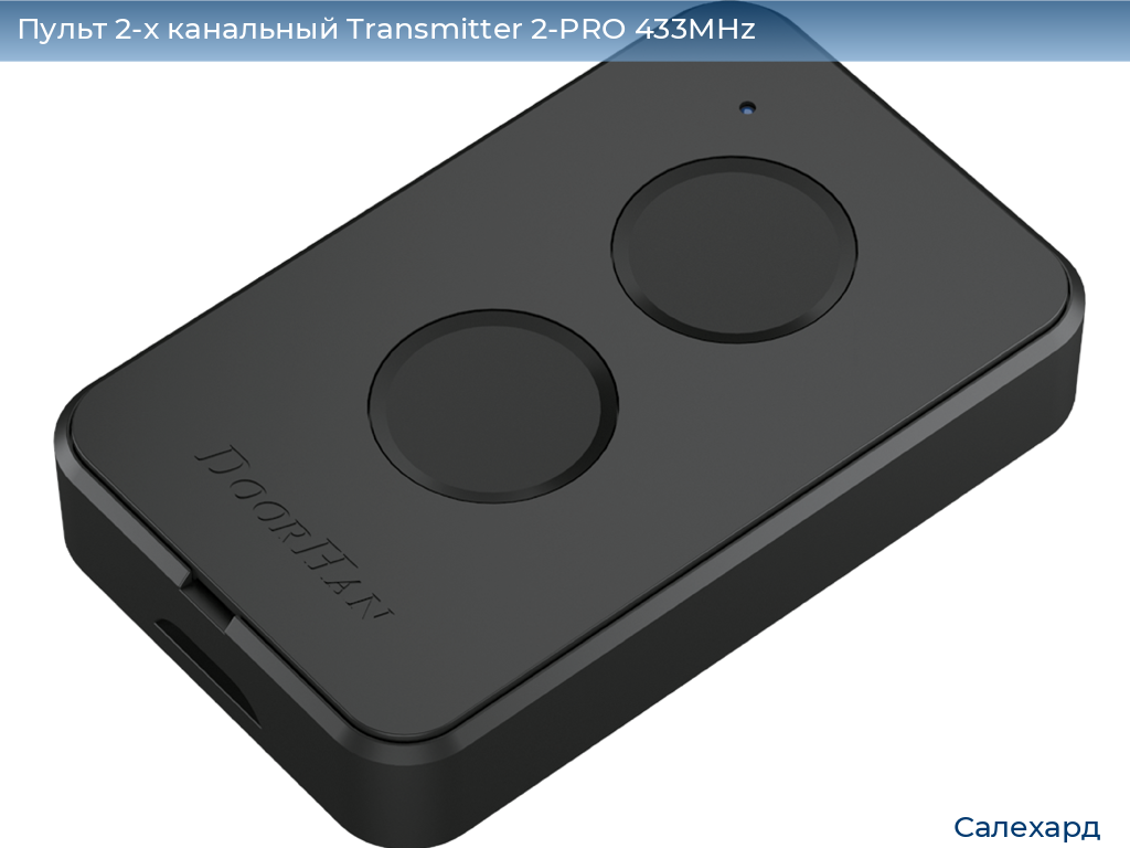 Пульт 2-х канальный Transmitter 2-PRO 433MHz, salekhard.doorhan.ru