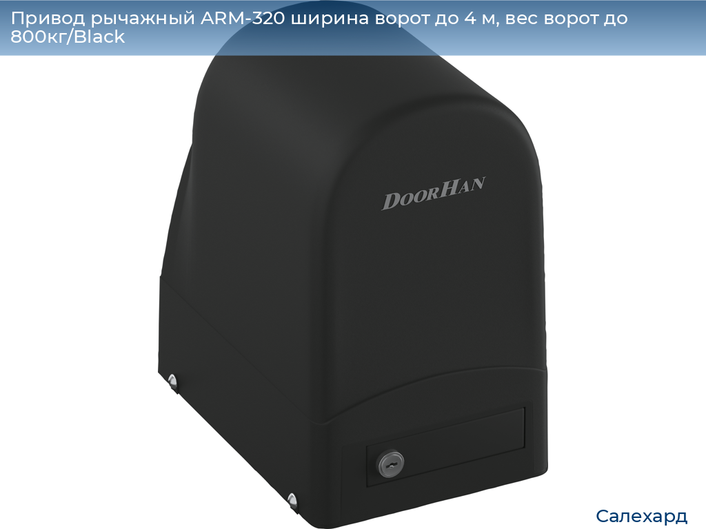 Привод рычажный ARM-320 ширина ворот до 4 м, вес ворот до 800кг/Black, salekhard.doorhan.ru