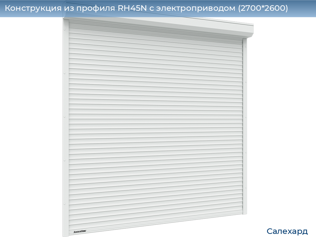 Конструкция из профиля RH45N с электроприводом (2700*2600), salekhard.doorhan.ru